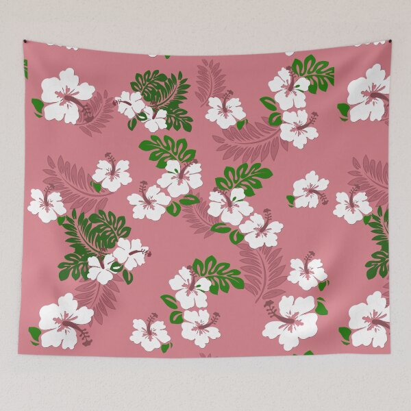 Item preview, Pretty Pink with White Hibiscus designed and sold by Greenbaby.