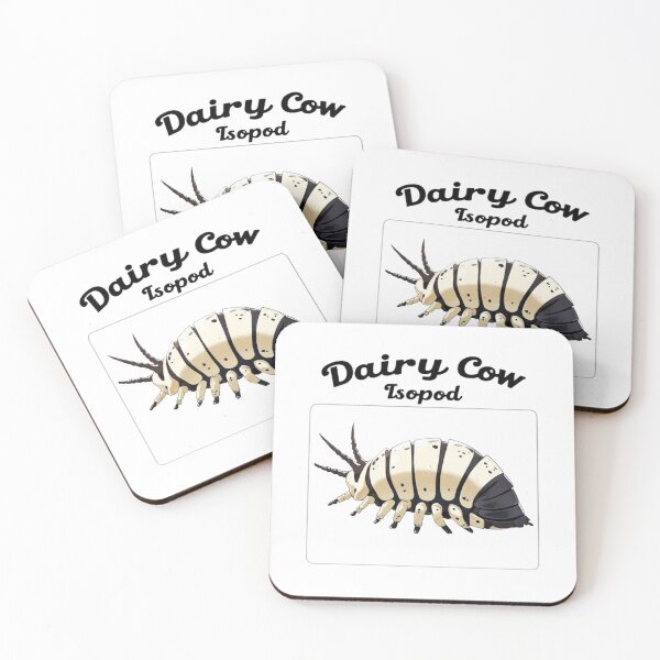 Item preview,  Dairy Delights: Artful Dairy Cow Isopod Designs designed and sold by RabiaDesigns.