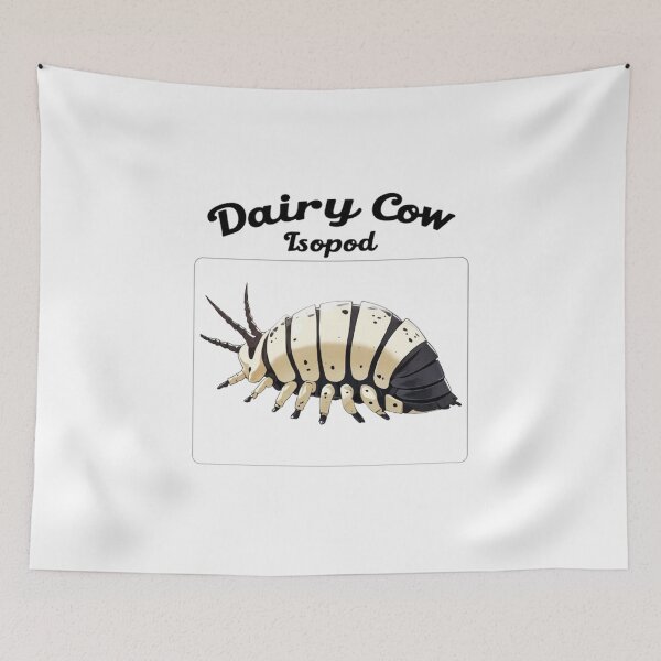 Item preview,  Dairy Delights: Artful Dairy Cow Isopod Designs designed and sold by RabiaDesigns.