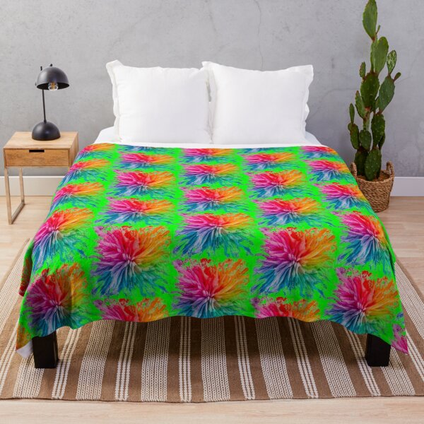 Item preview, Vibrant Rainbow Explosion | Neon Green designed and sold by PinkGoddessLove.