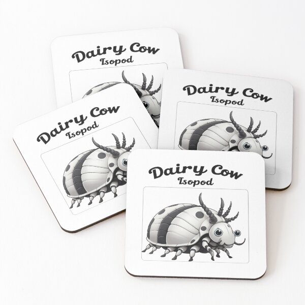 Item preview, Farmhouse Feels: Exclusive Dairy Cow Isopod Creations designed and sold by RabiaDesigns.