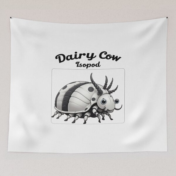 Item preview, Farmhouse Feels: Exclusive Dairy Cow Isopod Creations designed and sold by RabiaDesigns.