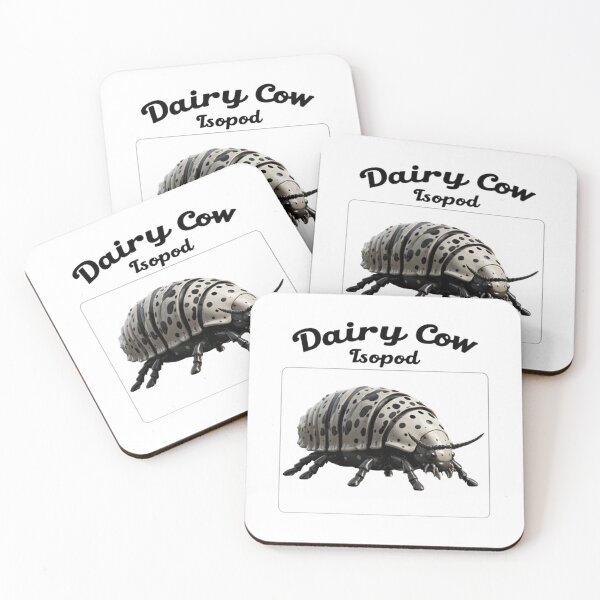 Item preview, "Moo-tiful Moments: Captivating Dairy Cow Isopod Art" designed and sold by RabiaDesigns.