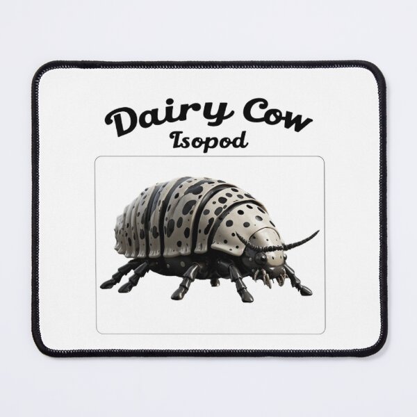 Item preview, "Moo-tiful Moments: Captivating Dairy Cow Isopod Art" designed and sold by RabiaDesigns.