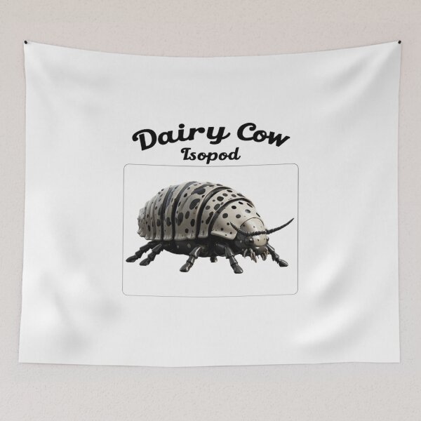 Item preview, "Moo-tiful Moments: Captivating Dairy Cow Isopod Art" designed and sold by RabiaDesigns.