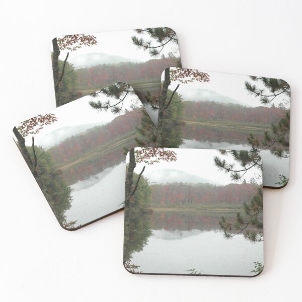 Item preview, Misty Lake in Autumn designed and sold by DesignsAndDocs.
