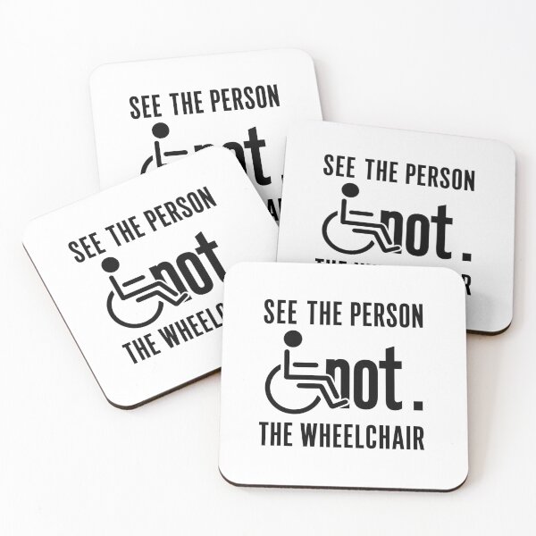 Item preview, See The Person Not The Wheelchair designed and sold by debbiebento.