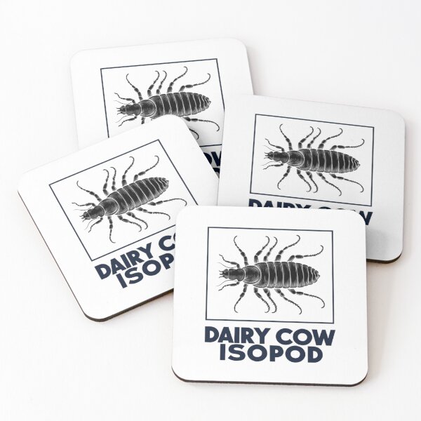 Item preview, "Country Comfort: Cozy Dairy Cow Isopod Art  designed and sold by RabiaDesigns.