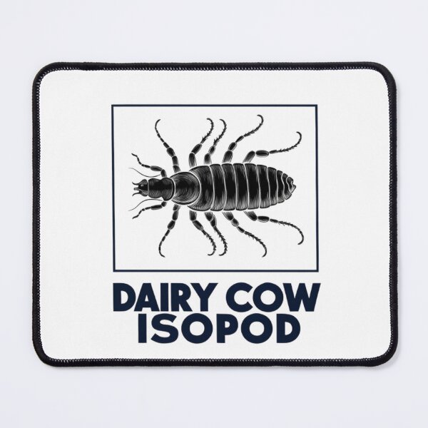 Item preview, "Country Comfort: Cozy Dairy Cow Isopod Art  designed and sold by RabiaDesigns.