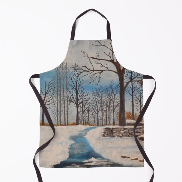 Item preview, Winter Driveway - Oil on Canvas designed and sold by Jamie Taylor.