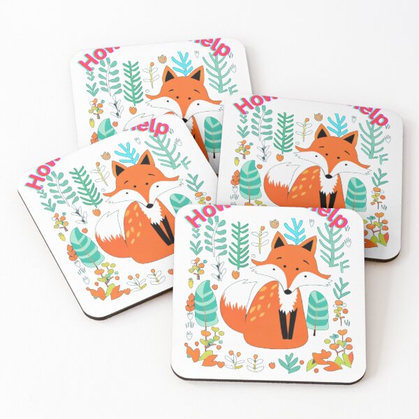 Item preview, Humorous customer service fox designed and sold by IncSplash.