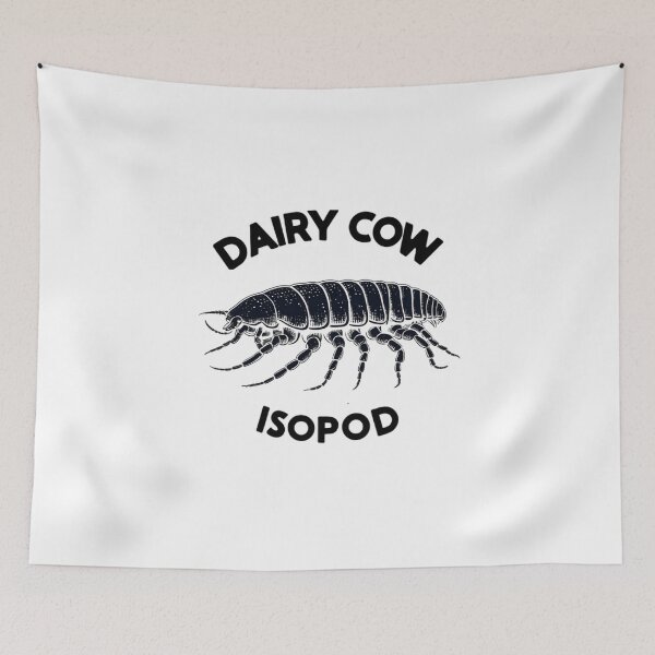 Item preview,  Rural Reimagined: Modern Dairy Cow Isopod Art designed and sold by RabiaDesigns.