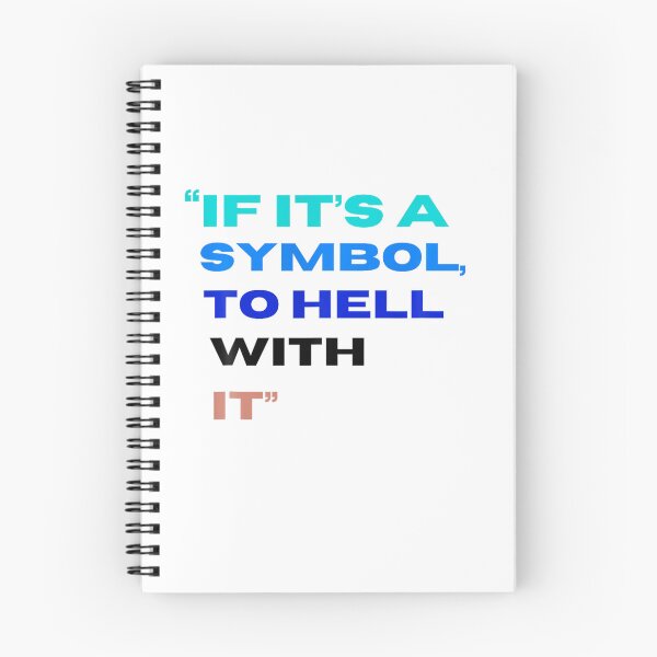 Item preview, If It's A Symbol To Hell With It designed and sold by Winther-Art.