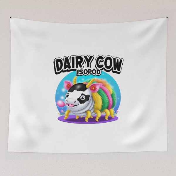 Item preview,  Farmhouse Finesse: Distinctive Dairy Cow Isopod Designs designed and sold by RabiaDesigns.