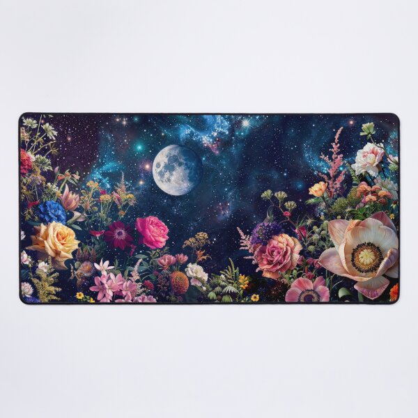 Aperçu de l'œuvre flore céleste | jardin au clair de lune créée et vendue par KaladynDesigns.