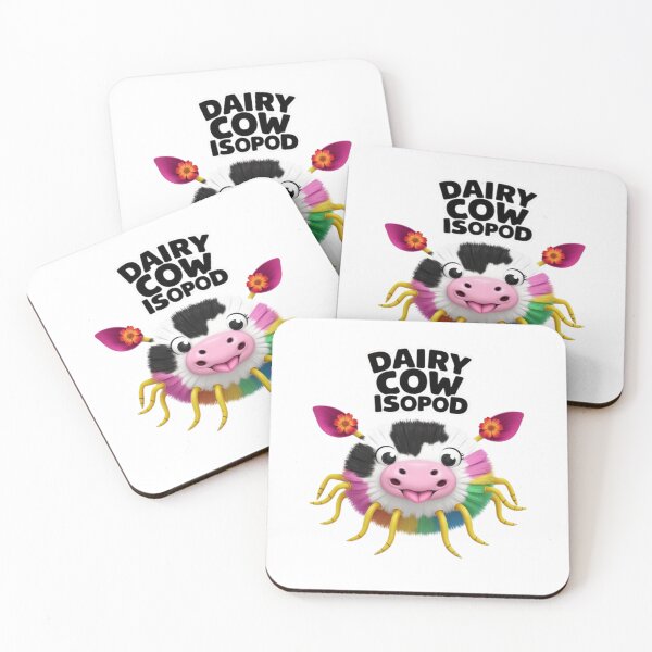 Item preview,  Cow Chronicles: Unique Dairy Cow Isopod Creations" designed and sold by RabiaDesigns.