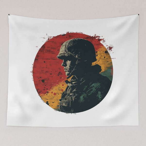 Item preview, Retro soldier designed and sold by InfinityCircle.