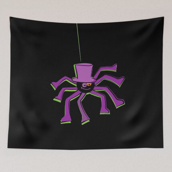 Item preview, Kananga the Halloween Spider on Black designed and sold by MaestroTAVI.