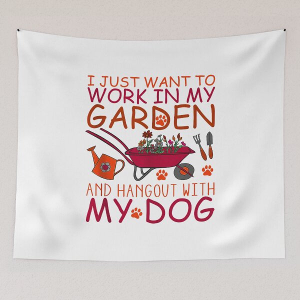 Item preview, Gardening With A Dog Hilarious Garden Lover Gardener  designed and sold by Winther-Art.