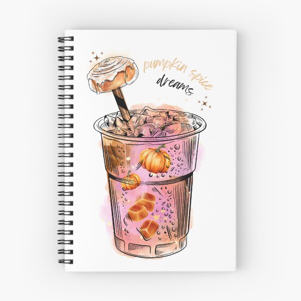 Item preview, "Pumpkin Spice Dreams" Art, enjoy your Iced Latte, Autumn Vibes   designed and sold by Lunardreams54.