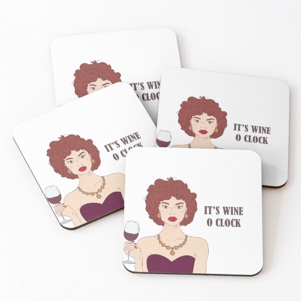 Item preview, Wine O Clock Woman designed and sold by Monedesign.