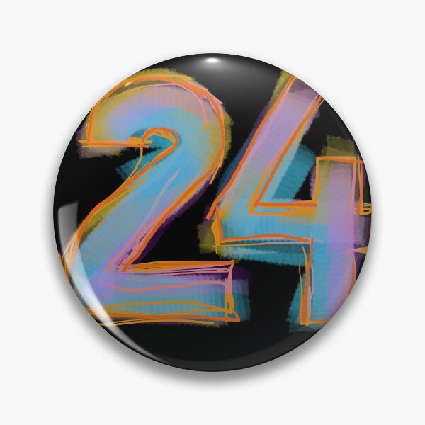 Item preview, 24 Twenty-Four Funny Gifts For Fans Of Numbers And Colorful Drawings designed and sold by ZIPsketch.