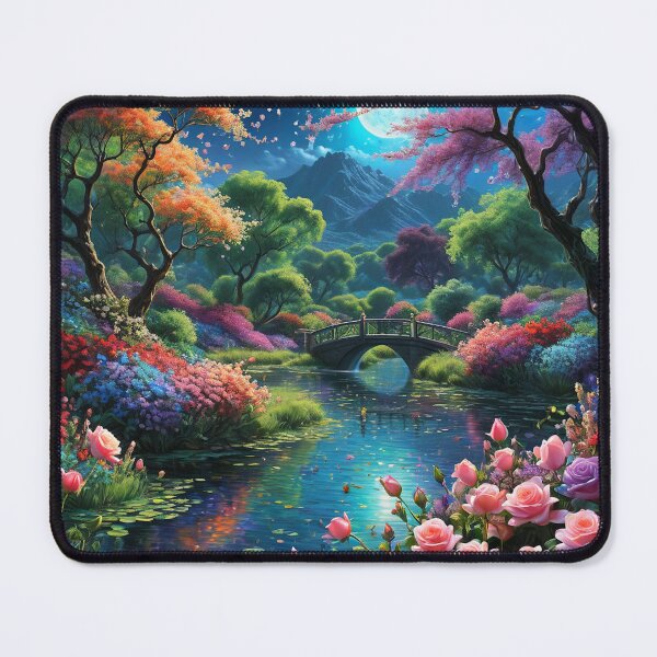 Item preview, Moon Over Rose Garden designed and sold by SublimeMusings.