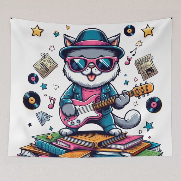 Item preview, Guitarist Funny Cat,Music designed and sold by deniz kaya.