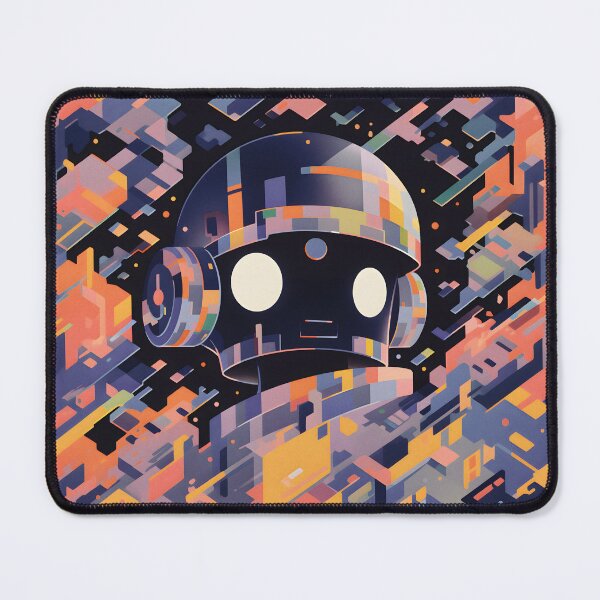 Item preview, The Rebirth of Robots, Wallpaper Orange designed and sold by Gabi.Media.