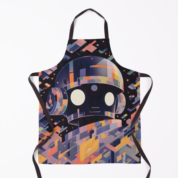 Item preview, The Rebirth of Robots, Wallpaper Orange designed and sold by Gabi.Media.