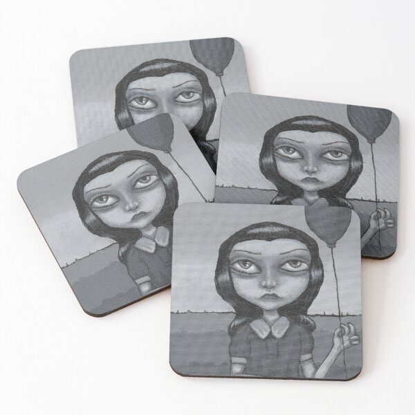 Item preview, The Girl with the Grey Balloon designed and sold by Martinosuke.