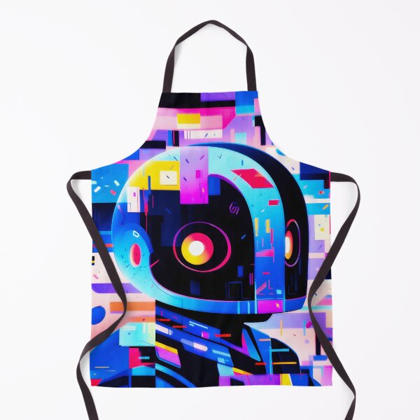 Item preview, The Rebirth of Robots, Wallpaper Blue and Red designed and sold by Gabi.Media.