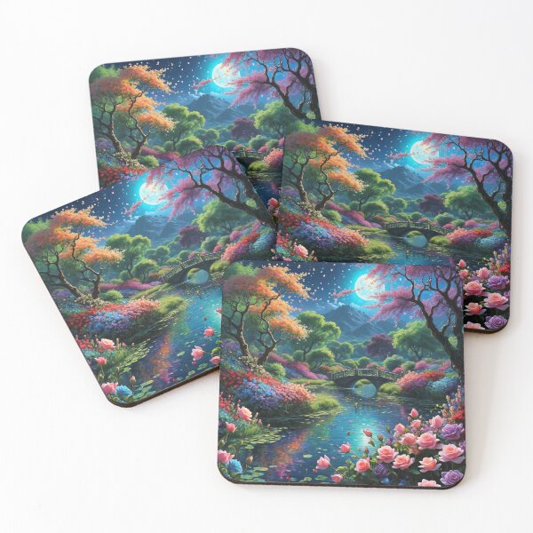 Item preview, Moon Over Rose Garden designed and sold by SublimeMusings.