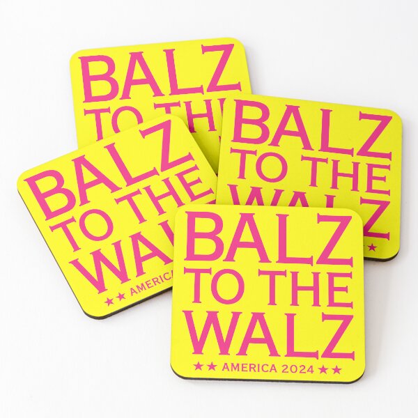 Item preview, Balz to the Walz (hot pink 2) designed and sold by Thelittlelord.