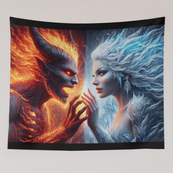 Item preview, Fire and Ice designed and sold by WickedCreationz.