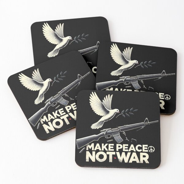 Item preview, Make Peace, Not War. designed and sold by Linework Studio.
