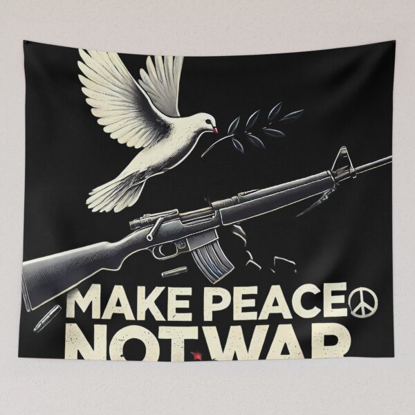 Item preview, Make Peace, Not War. designed and sold by Linework Studio.