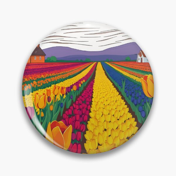 Item preview, Dutch Tulip Fields in Bloom designed and sold by WildlifeInc.