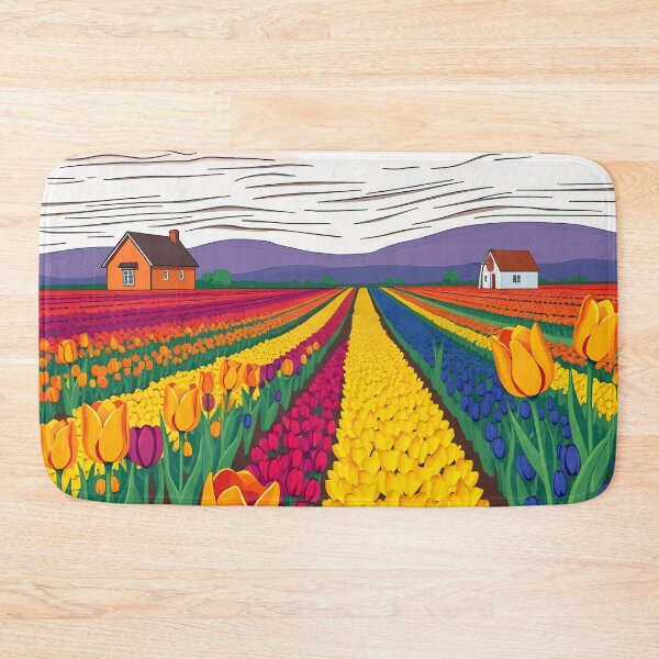 Item preview, Dutch Tulip Fields in Bloom designed and sold by WildlifeInc.