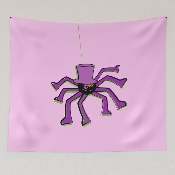 Item preview, Kananga the Halloween Spider on Soft Pink designed and sold by MaestroTAVI.