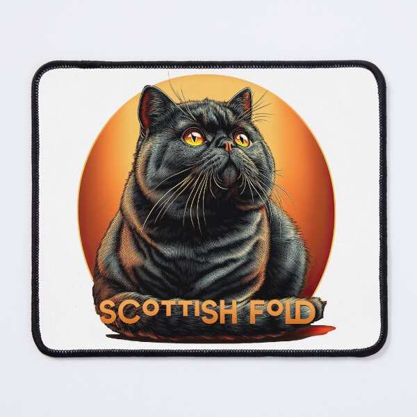 Item preview, Poster Prints T-Shirt Design - Cat Breeds: Scottish Fold designed and sold by ForeverPrintsOK.