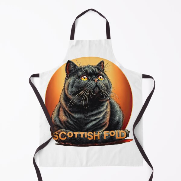 Item preview, Diseño de camisetas con impresiones de póster: razas de gatos: Scottish Fold designed and sold by ForeverPrintsOK.