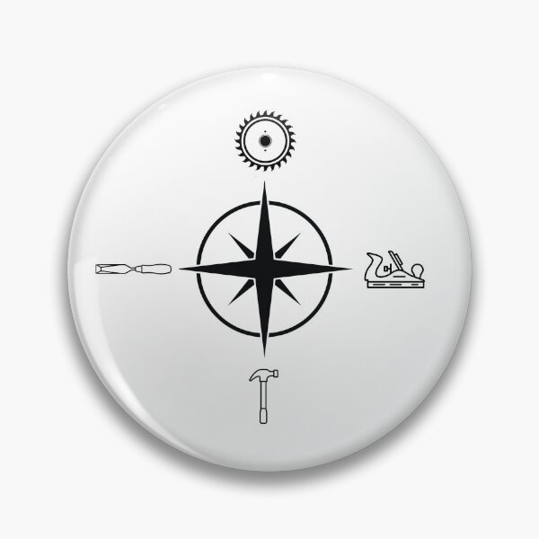 Item preview, Funny  Woodworking Compass designed and sold by woodieArt.