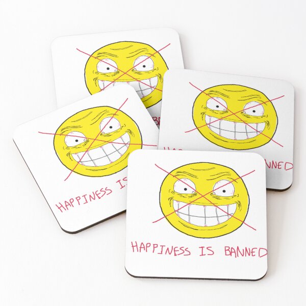 Item preview, Happiness is Banned designed and sold by misterbobperson.
