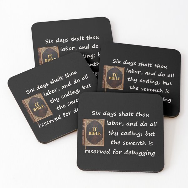 Item preview, IT Bible: Six days shalt thou labor designed and sold by DesignsByJensen.