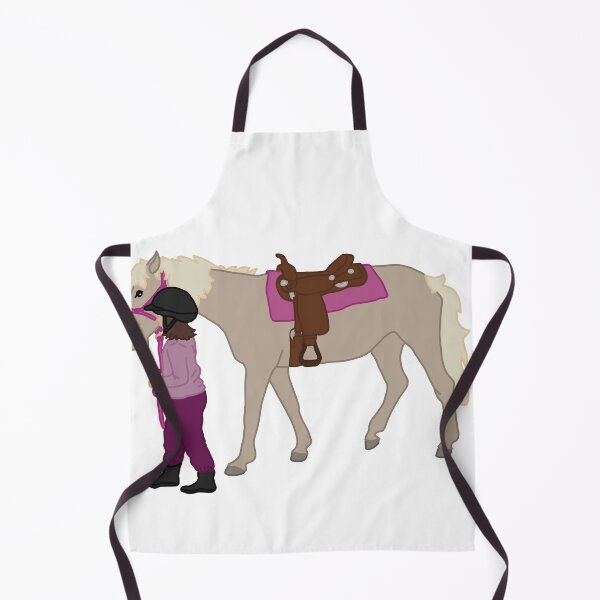 Item preview, Little Girl with Pony designed and sold by Abby Art Studio.
