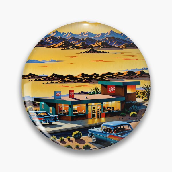 Artikelvorschau, Im Mondlicht enthüllte Geheimnisse eines Desert Diner entworfen und verkauft von PanoramaPrints.