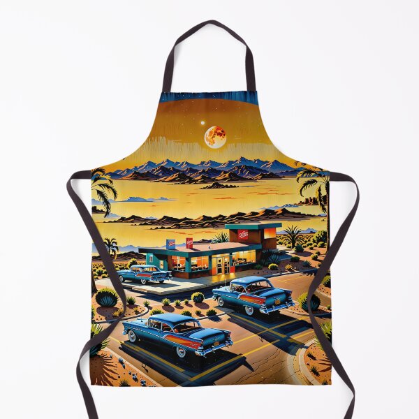 Item preview, Desert Diner Secrets Revealed Under the Moonlight designed and sold by PanoramaPrints.