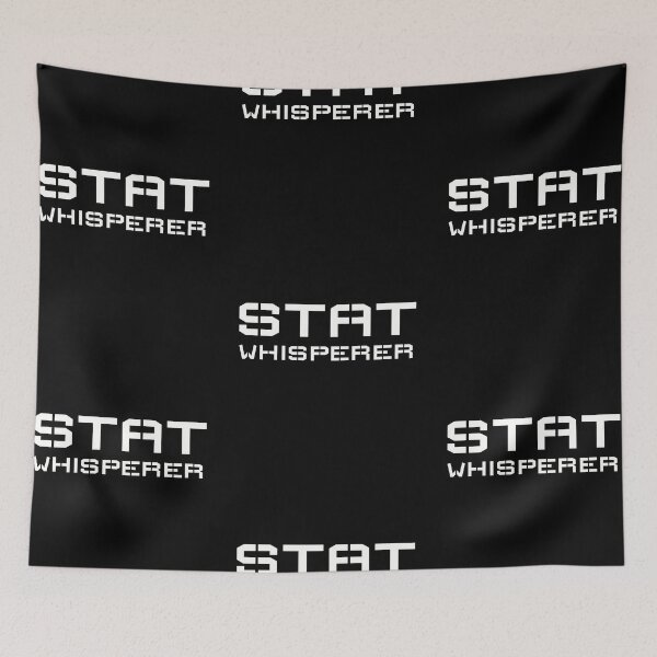 Item preview, Stat whisperer, funny data/statistics expert designed and sold by Merchattack.
