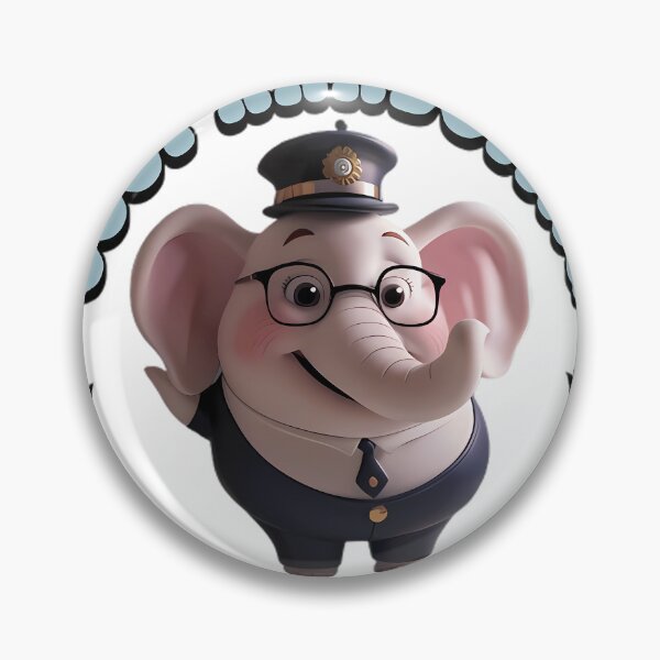Item preview, Elephant Police: Bad Days Wanted!, Bad Days? We've Got You Covered! designed and sold by Touched by  Starlight.
